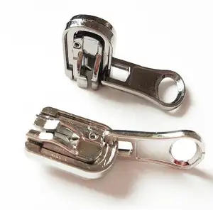 Nhựa Trượt Nhựa Zipper Kéo Reversible Zipper Slider Với Thumb Puller