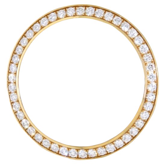 Оригинальной версии послепродажного рынка и гравировкой золотом 18 карат, ободок с бриллиантами для date36mm