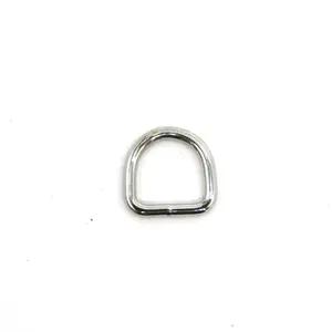 Factory Price Welded Metal Iron weld D Ring For Handbags