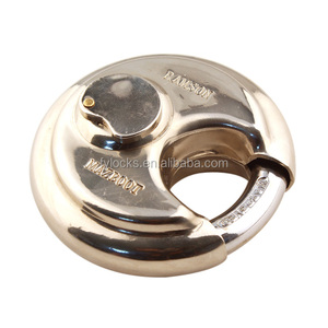 Candado de disco redondo de acero inoxidable, candado de disco de acero inoxidable, disponible - Product Image 3