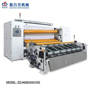 ZQ-H600 Non stop type high speed tissue roll production line