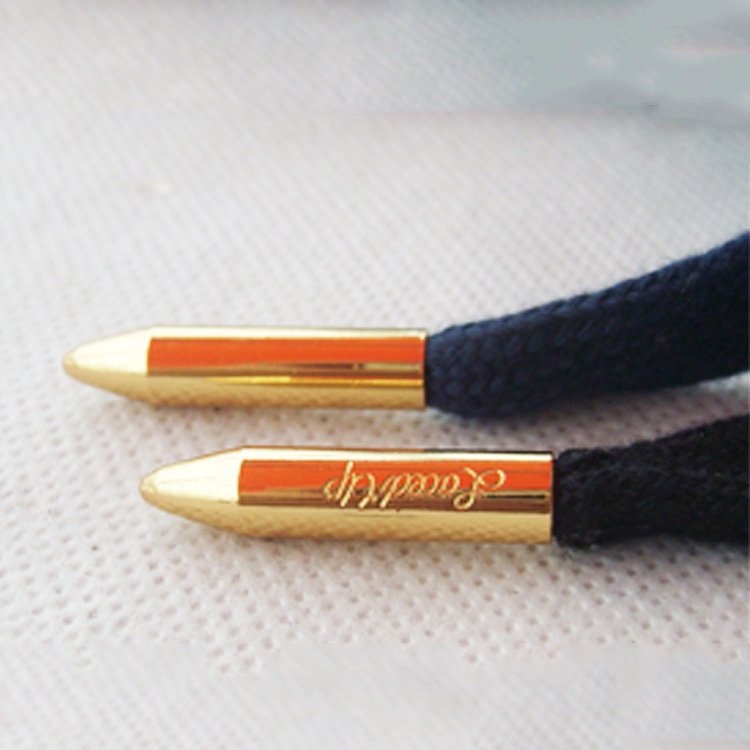 Шнурки с гравировкой логотипа на заказ, концевые наконечники, шнурки, металлические пули, аглет для украшения обуви