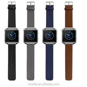 Nouveau bracelet de montre en cuir véritable pour <span class=keywords><strong>fitbit</strong></span> blaze <span class=keywords><strong>flex</strong></span> 2 versa charge HR versa ionique alta surge - Product Image 5