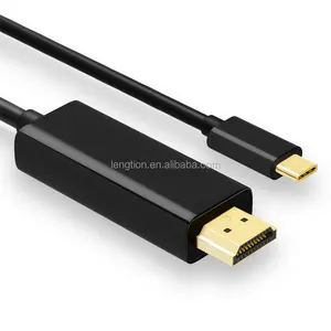 USB C zu HDMI Kabel Typ C (Thunderbolt 3 kompatibel) zu HDMI 4K Kabel Stecker zu Stecker für MacBook Pro Chrome book Pixel Yoga 910