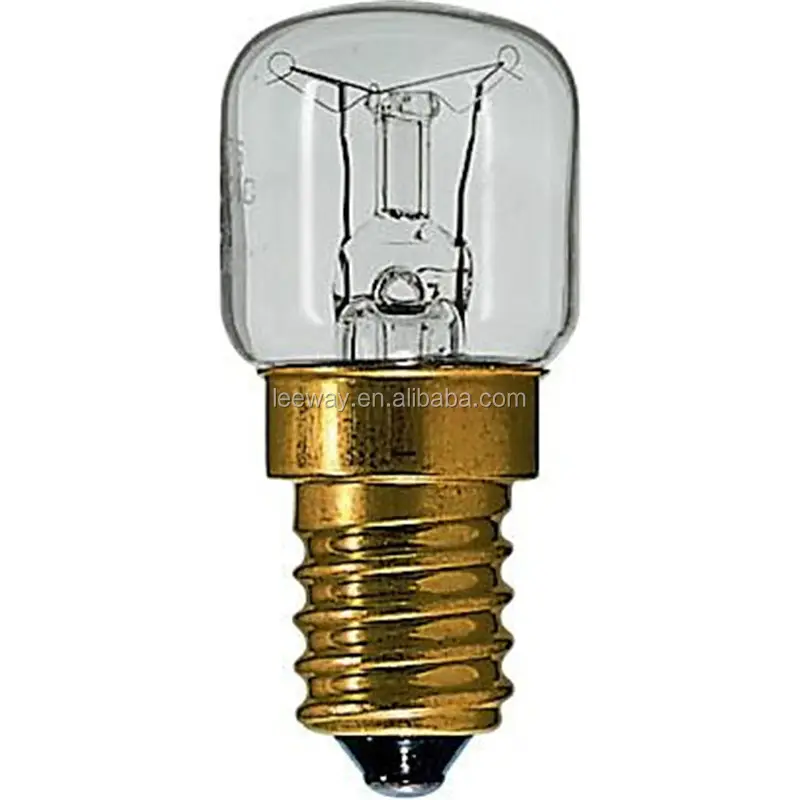 Термостойкая лампа E14 15 Вт T22 для использования в соляной печи
