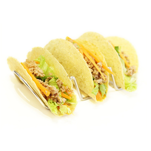Bandeja de Tortilla mexicana, soporte ondulado de 4 o 5 personas, estante de Taco de acero inoxidable de calidad alimentaria, utensilios de cocina, presentación de alimentos - Product Image 6