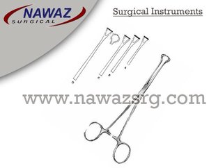 Forceps de préhension intestinale et tissulaire Babcock, manuel, 15,5 cm, acier inoxydable de haute qualité, instruments chirurgicaux - Product Image 2