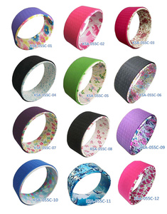 Personnalisé nouveau coloré motif d'impression complet d'entraînement remonte bend imprimé yoga exercice roue - Product Image 5
