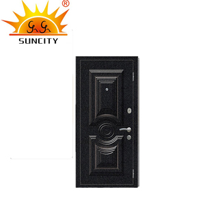 Portes blindées modernes en acier et bois avec finition de surface pour appartements, destinées au marché russe - Product Image 5