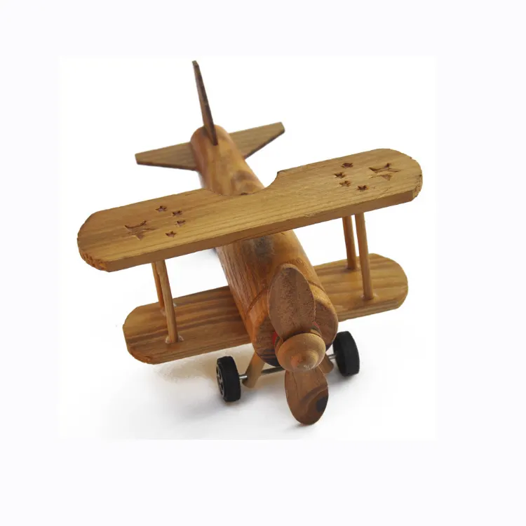 China Decoratieve Vliegtuig Hout Model Speelgoed Vliegtuig