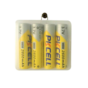 PKCELL Nắp Phẳng Cao <span class=keywords><strong>Cap</strong></span> 3.7V 2200Mah 2600Mah 3000Mah 3200Mah <span class=keywords><strong>18650</strong></span> Li Ion Sạc Pin Với Hộp Nhựa Cho Bán Lẻ - Product Image 2