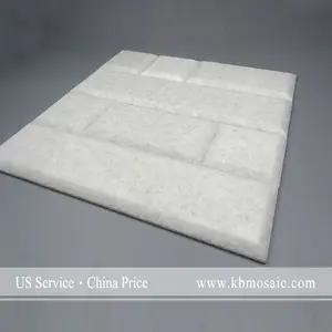 カララフローリングタイル中国の磨かれたイタリア大理石の白い