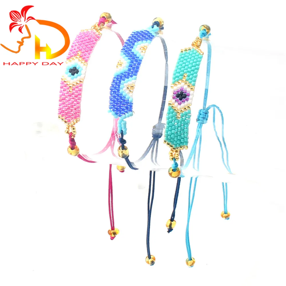 Friendship band for girls woven miyuki beads bracelet