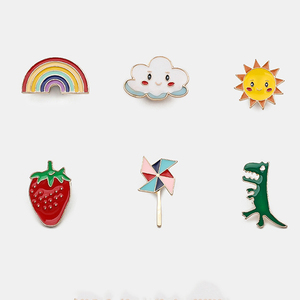 Alta calidad barato de dibujos animados de moda pin de solapa de metal broches <span class=keywords><strong>para</strong></span> Decoración - Product Image 3