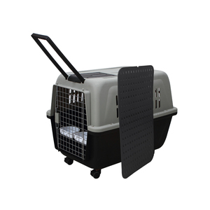 Niche en plastique pour chien, caisse de voyage pour animaux de compagnie, approuvé aérien, durable et rapide - Product Image 1
