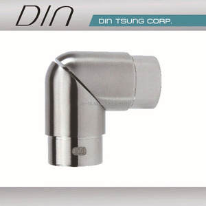 ข้อต่อท่อสแตนเลส 90 องศา ทนสนิม สำหรับราวบันได - Product Image 4