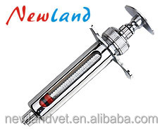 NL201 10 ml 20 ml 30 ml 50 ml 100 ml veteriner otomatik metal cam şırınga veteriner şırıngası