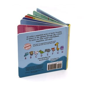 Libro de dibujo de tapa dura de tablero de papel grueso colorido barato para niños - Product Image 4
