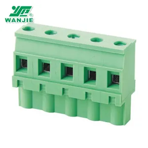 Bloco terminal plug gable de 7.5mm/7.62mm/WJ2EDGKB-7.5/7.62