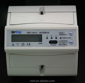 AMR/AMI Hệ Thống CE Và ROHS Phê Duyệt Din Rail Meter DRT-301C Modbus 3Pha Kỹ Thuật Số Chỉ Hiển Thị Điện Ampe Kế - Product Image 3