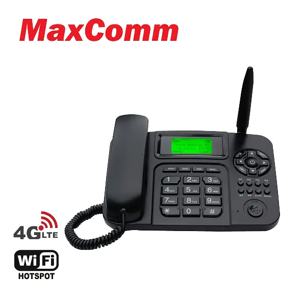 MaxComm 4 Gam VoLTE Cố Định Điện Thoại Không Dây Với WiFi Hotspot