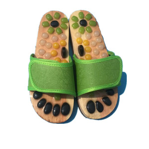 Nieuwe Gezondheidszorg Massage Slippers Jade Steen Steentjes Massage Schoenen - Product Image 2