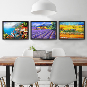 Peinture à l'huile de paysages de rue de <span class=keywords><strong>paris</strong></span>, <span class=keywords><strong>palette</strong></span> de fête de la pluie au couteau, scène de rue, peinture bâtiment abstraite - Product Image 3