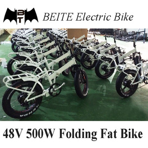 48V 500W Bafang motor trktro <span class=keywords><strong>de</strong></span> <span class=keywords><strong>freno</strong></span> hidráulico plegable bicicleta gorda para Italia - Product Image 4