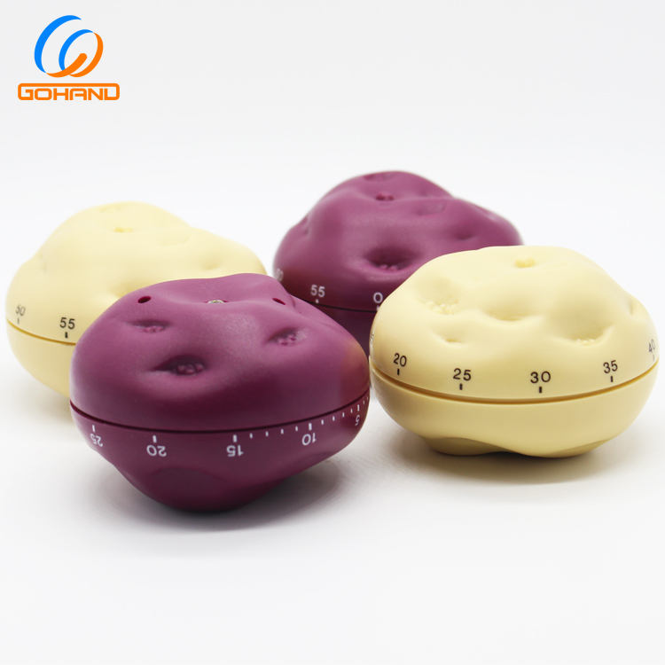 Fancy Cute Design Vegetable Potato Shape Mechanical Kitchen Countdown Timer