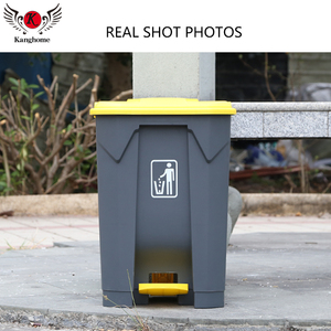Di alta qualità affidabile fabbrica di <span class=keywords><strong>plastica</strong></span> all'aperto 30L grigio e giallo pedale <span class=keywords><strong>pattumiera</strong></span> <span class=keywords><strong>per</strong></span> la spazzatura all'ingrosso - Product Image 4
