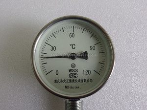 Tùy chỉnh 100 mét WSS lưỡng kim ống nhiệt kế đo nhiệt độ sản xuất tại Trung Quốc OEM hỗ trợ - Product Image 2