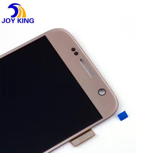 Für Samsung S7 LCD für Galaxy S7 G930 G930F G930FD LCD-Bildschirm Touchscreen Digitalis ierer komplettes Set Schwarzes Handy