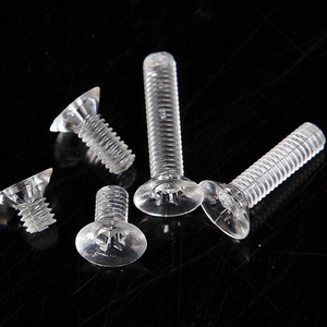 M2 M3 M4 M5 <span class=keywords><strong>M6</strong></span> chéo lõm chìm đầu Polycarbonate PC Acrylic vít nhựa trong suốt vít - Product Image 5