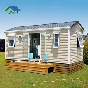 Giá Cả Phải Chăng Mini Tiny Ánh Sáng Nhỏ Khung Thép Nhà Giá Rẻ Di Chuyển Nhanh Lắp Ráp Nhà Xây Dựng Để Bán