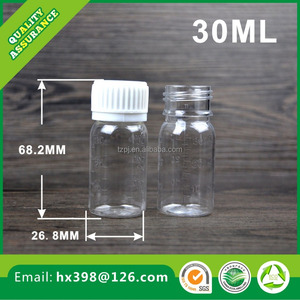 30 ml pet Transparente botella de jarabe para la <span class=keywords><strong>tos</strong></span> - Product Image 1