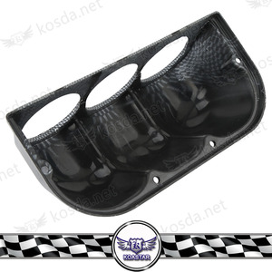 Jauge de tableau de bord à 3 trous en carbone universel de 2 pouces 52mm avec support pour voiture - Product Image 6