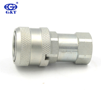 Parker Hannifin TC-371 d'échange Hydraulique Haute Pression Raccord Rapide avec Manchon Verrouillage, Reniflard 3/8 pouces Taille