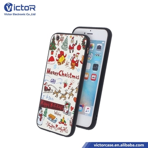 Guangzhou China proveedores impermeable fundas del telefono con patron de Navidad de 3D impresion para iPhone 7 Plus - Product Image 4