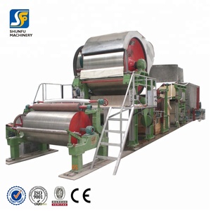 Máquina de papel tisú de 6-7 toneladas por día, máquina de papel higiénico, planta para hacer pañuelos de papel higiénico - Product Image 5