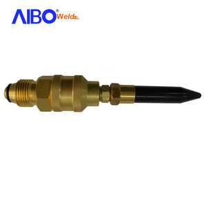 Boquilla de caucho de la inclinación de la válvula de <span class=keywords><strong>GAS</strong></span> de helio E99 globo de regulador latón inflador - Product Image 2