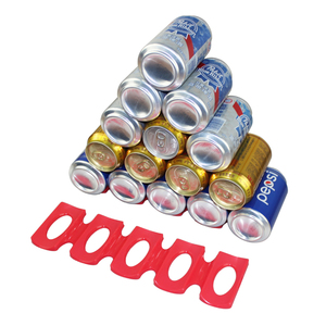Estante de almacenamiento fácil de apilar, armario de cocina, nevera, soporte para botellas de vino - Product Image 1