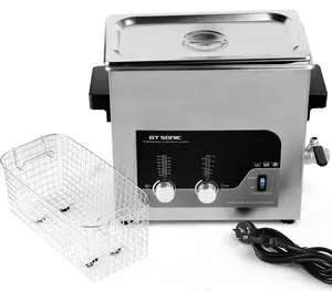 Degas in acciaio inox lavatrice ad ultrasuoni 6l doppia alimentazione dischi in vinile pulitore ad ultrasuoni