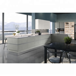 Abordable Moderne MDF Modèles De <span class=keywords><strong>Cuisine</strong></span> Debout Libre Garde-Manger Noir Armoires De <span class=keywords><strong>Cuisine</strong></span> - Product Image 3