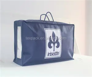 Großhandel klare Reiß verschluss Folie PVC Kunststoff Tröster Tasche für Quilt/Bettwäsche Blatt Verpackung