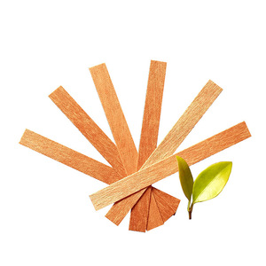 Hot Sale Candles Wooden <strong>Wood</strong> <strong>Wicks</strong> with Sustainers for Candle Making DIY - Product Image 1