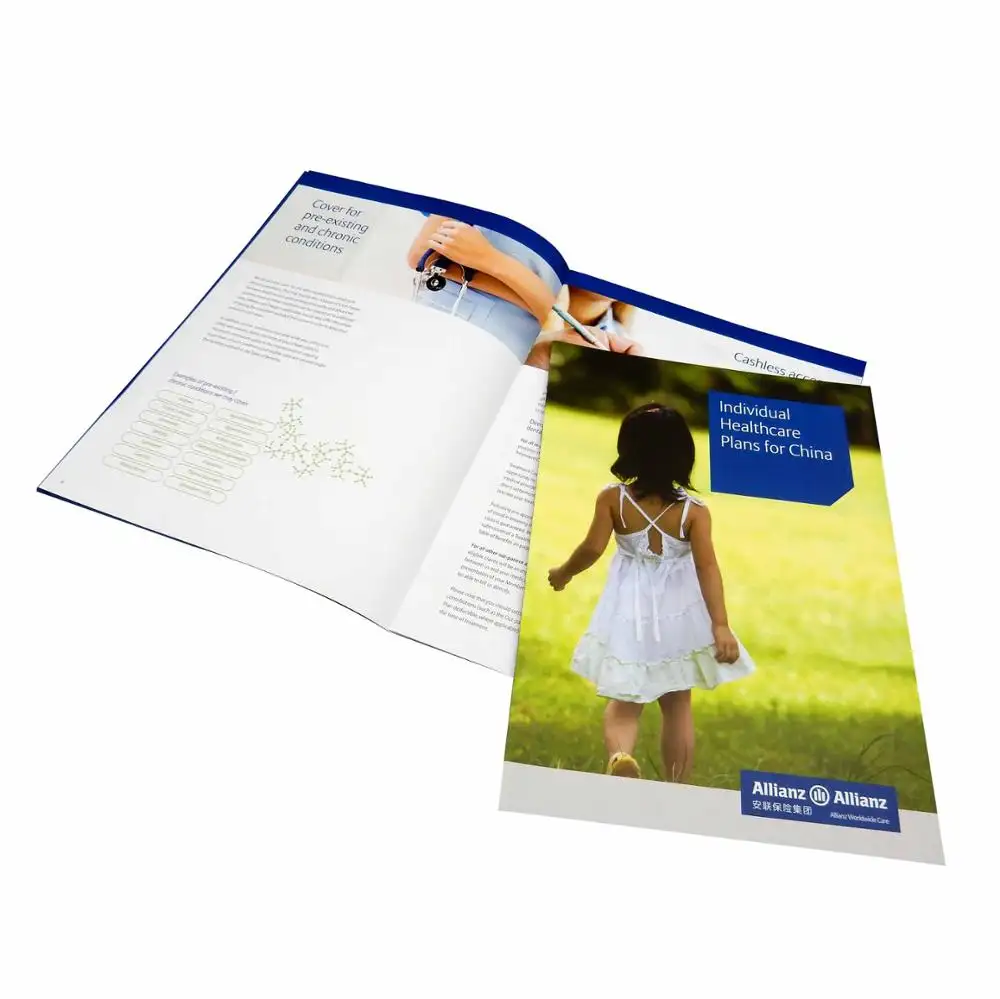 Catalog book magazine brochure online printing services
