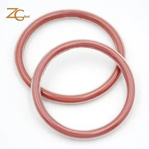 silicone core rubber seal PFA clear coating o ring