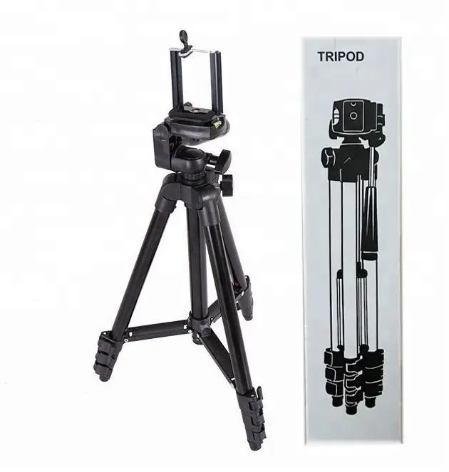 Portable Aluminum lightweight professional camera tripod for smartphone/cannon/nikon camera for outdoor scene shooting