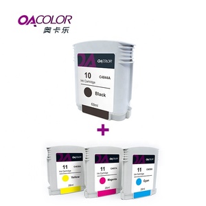 OACOLOR-cartucho de tinta remanufacturado para impresora HP10 <span class=keywords><strong>C4844A</strong></span>, Compatible con HP Business Inkjet 1000 DesignJet 500 Series - Product Image 4