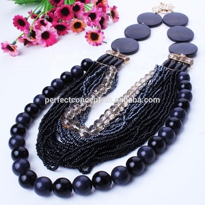 Nuevo hecho a mano <span class=keywords><strong>popular</strong></span> hermosa joyería de collar de moda Seedbeads cuentas de cristal collar de la Declaración de las mujeres collares gargantilla - Product Image 5